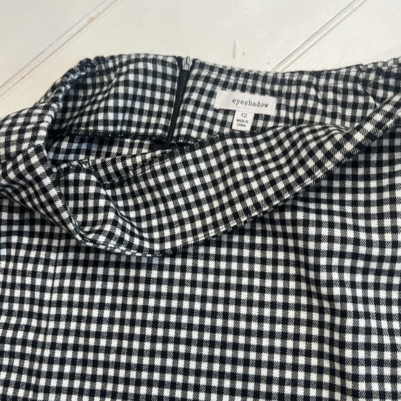 Plaid Slit Skirt - Picture 2 of 3